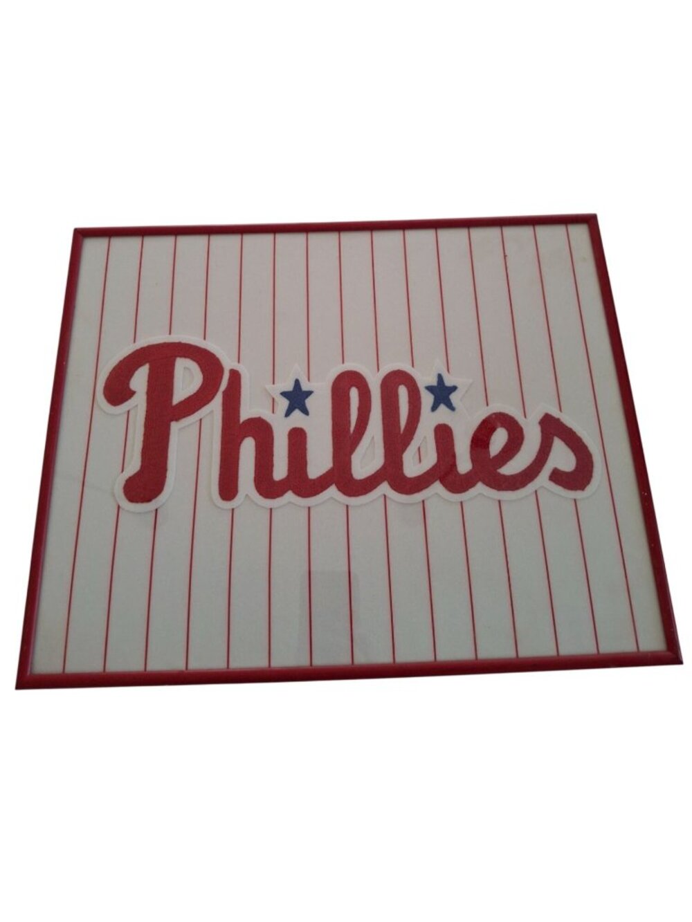 Vintage Rate Philadelphia Phillies Kellogg's Framed Authentic Team Uniform Logo